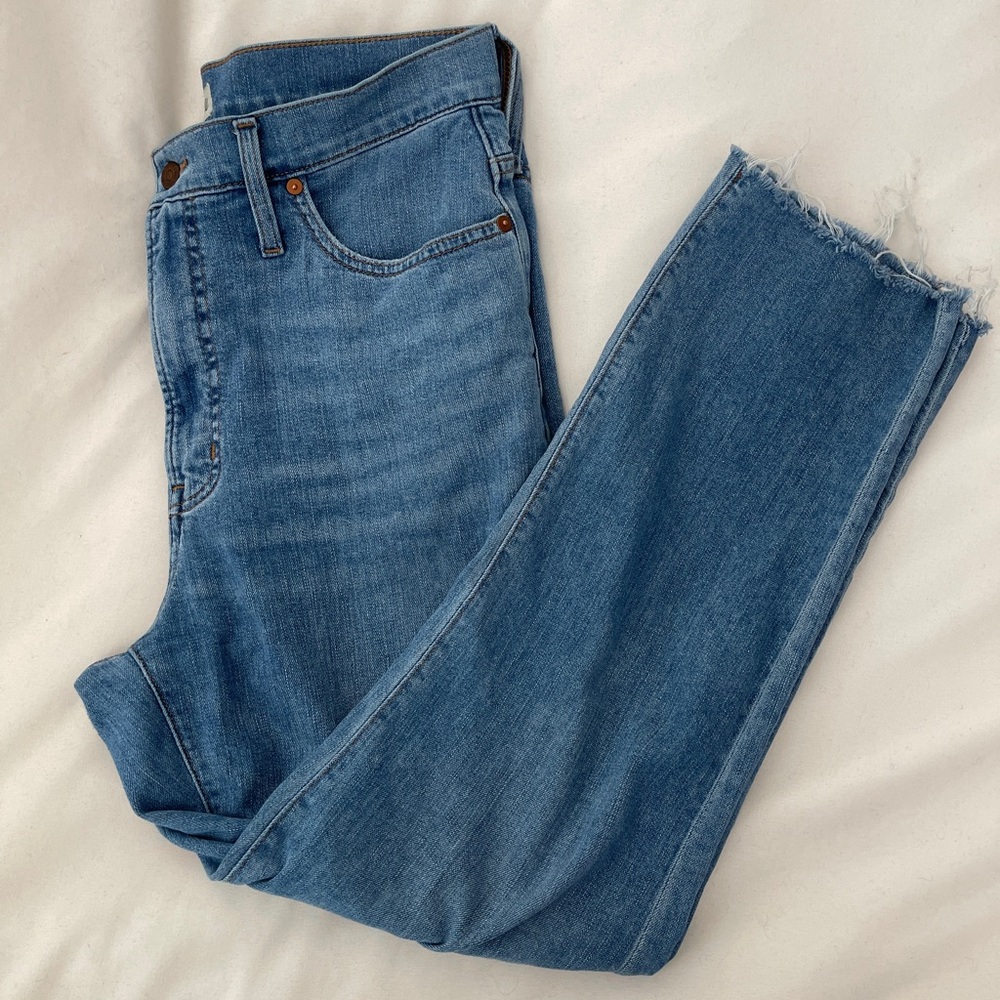 Madewell Perfect Vintage straight leg jeans. Size 30